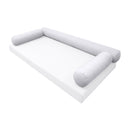 STYLE 6 - Bolster Pillow for Outdoor Indoor Daybed Porch Swing Bed Full Size | COVERS ONLY |