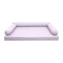Style6 Twin Size 4PC Knife Edge Outdoor Daybed Mattress Cushion Bolster Pillow Slip Cover COMPLETE SET AD107