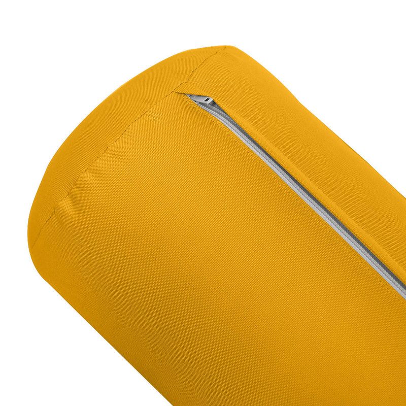 STYLE 6 - Bolster Pillow for Outdoor Indoor Daybed Porch Swing Bed Crib Size | COVERS ONLY |