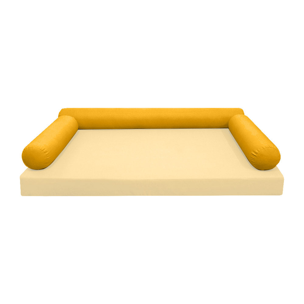 STYLE 6 - Bolster Pillow for Outdoor Indoor Daybed Porch Swing Bed Queen Size | COVERS ONLY |