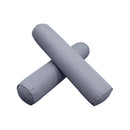 STYLE 6 - Mattress & Pillow Bolster for Outdoor Indoor Daybed Porch Swing Bed Piped Trim Full Size AD001 | COVERS ONLY |