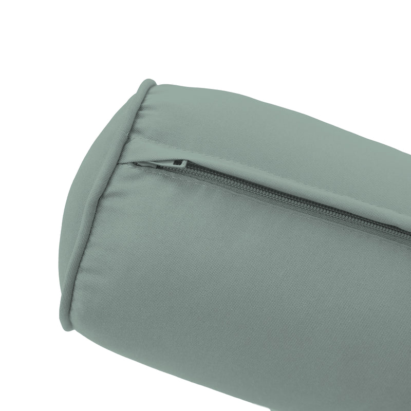 STYLE 6 - Bolster Pillow for Outdoor Indoor Daybed Porch Swing Bed Queen Size | COVERS ONLY |
