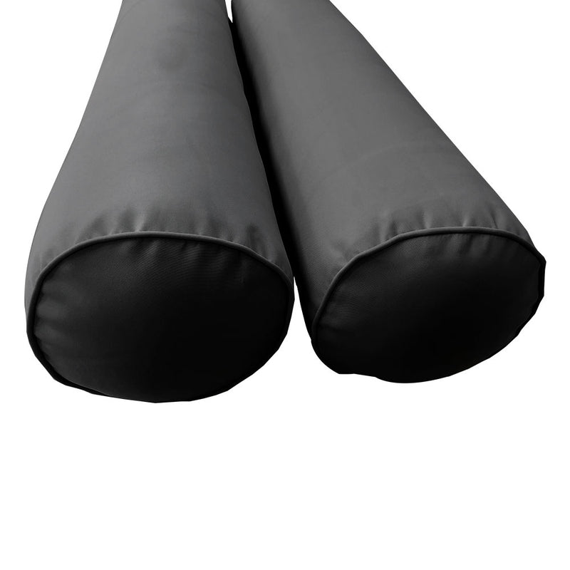 STYLE 6 - Mattress & Bolster Pillow for Outdoor Indoor Daybed Porch Swing Bed Twin-XL Size | COVERS ONLY |