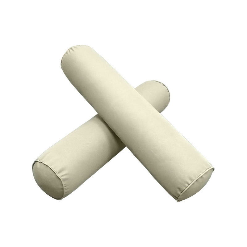 STYLE 6 - Mattress & Bolster Pillow for Outdoor Indoor Daybed Porch Swing Bed Full Size | COVERS ONLY |