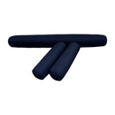 Style6 Queen Size 4PC Pipe Trim Outdoor Daybed Mattress Cushion Bolster Pillow Slip Cover COMPLETE SET AD101