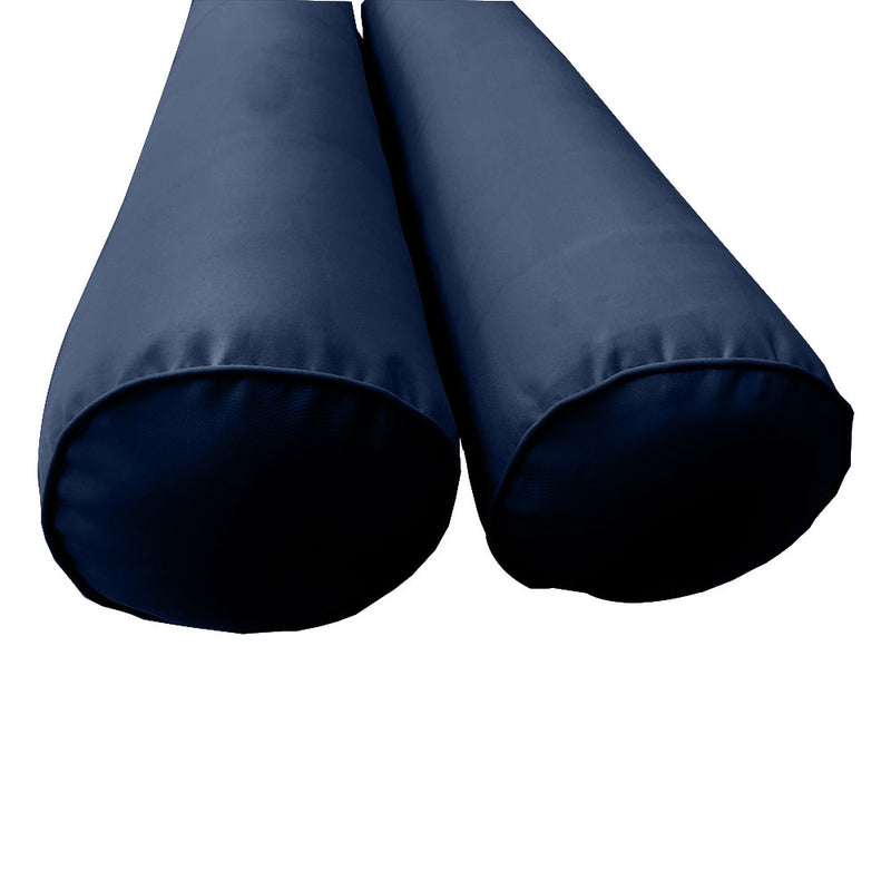 STYLE 6 - Mattress & Bolster Pillow for Outdoor Indoor Daybed Porch Swing Bed Full Size | COVERS ONLY |