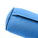 STYLE 6 - Bolster Pillow for Outdoor Indoor Daybed Porch Swing Bed Twin Size | COVERS ONLY |