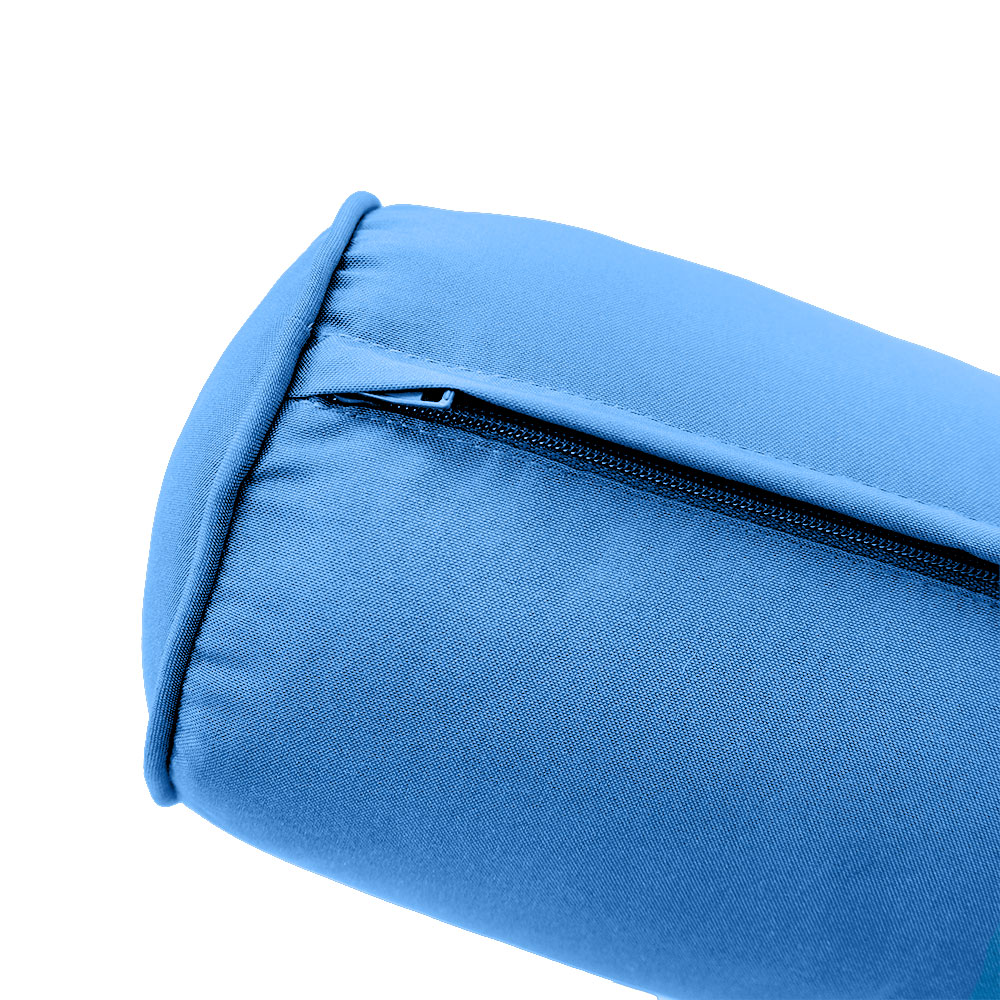 STYLE 6 - Mattress & Pillow Bolster for Outdoor Indoor Daybed Porch Swing Bed Piped Trim Full Size AD102 | COVERS ONLY |