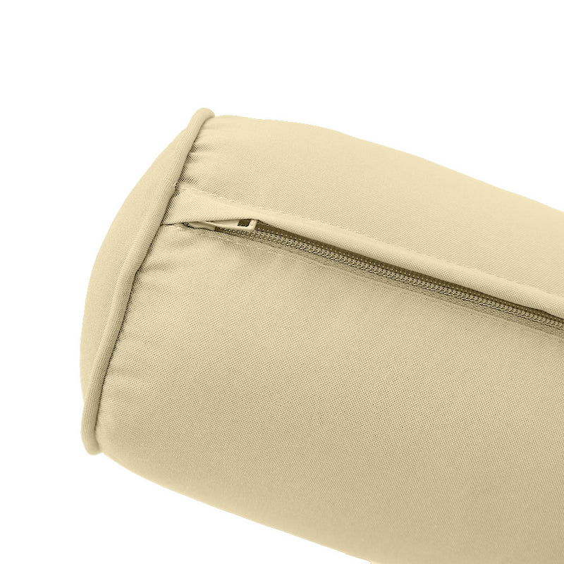 STYLE 6 - Bolster Pillow for Outdoor Indoor Daybed Porch Swing Bed Crib Size | COVERS ONLY |