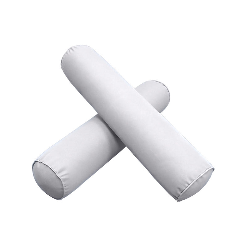 STYLE 6 - Mattress & Bolster Pillow for Outdoor Indoor Daybed Porch Swing Bed Full Size | COVERS ONLY |