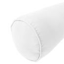 STYLE 6 - Mattress & Pillow Bolster for Outdoor Indoor Daybed Porch Swing Bed Piped Trim Queen Size AD106 | COVERS ONLY |