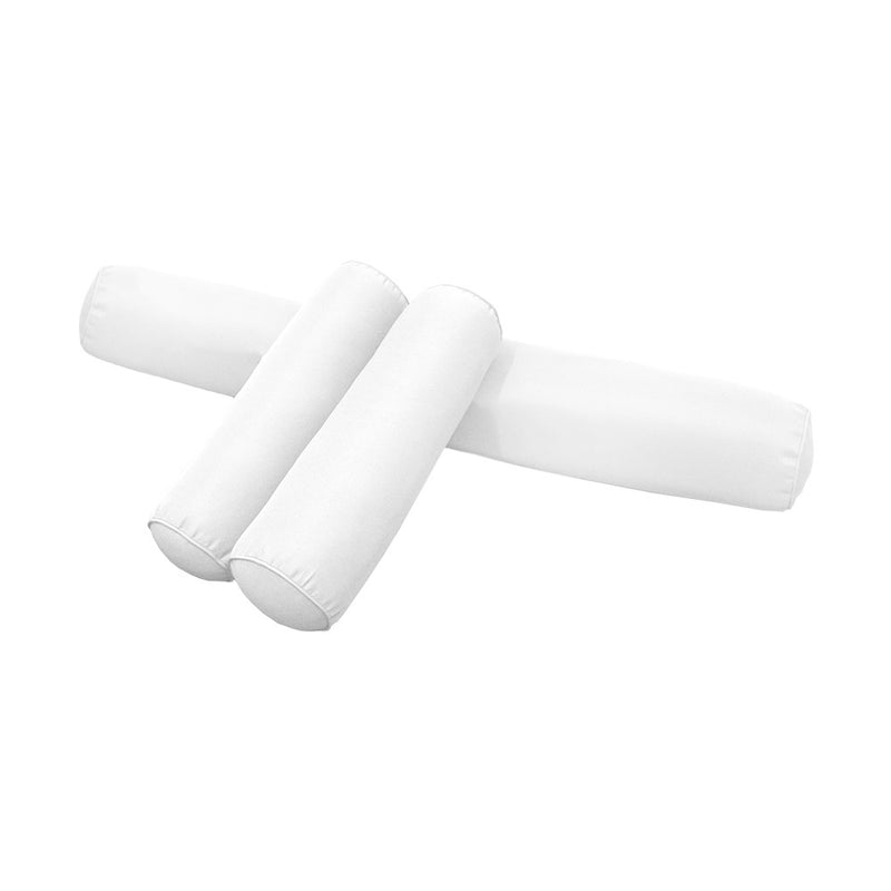 Style6 Twin Size 4PC Pipe Trim Outdoor Daybed Mattress Cushion Bolster Pillow Slip Cover COMPLETE SET AD106