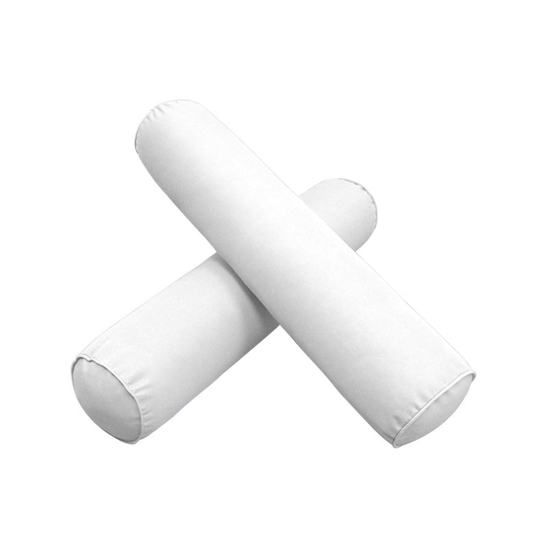STYLE 6 - Mattress & Bolster Pillow for Outdoor Indoor Daybed Porch Swing Bed Crib Size | COVERS ONLY |
