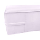 Style6 Queen Size 4PC Pipe Trim Outdoor Daybed Mattress Cushion Bolster Pillow Slip Cover COMPLETE SET AD107