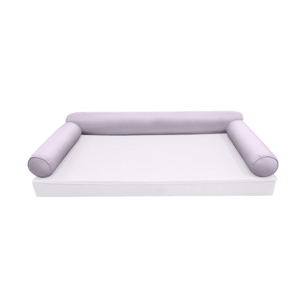 STYLE 6 - Bolster Pillow for Outdoor Indoor Daybed Porch Swing Bed Queen Size | COVERS ONLY |