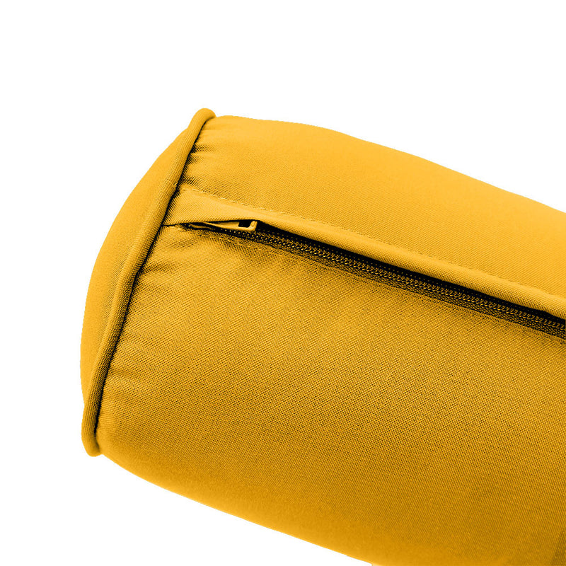 STYLE 6 - Bolster Pillow for Outdoor Indoor Daybed Porch Swing Bed Crib Size | COVERS ONLY |