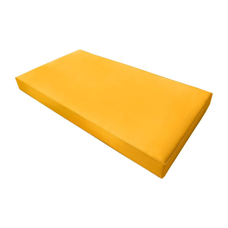 STYLE 6 - Mattress & Bolster Pillow for Outdoor Indoor Daybed Porch Swing Bed Twin-XL Size | COVERS ONLY |
