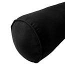 STYLE 6 - Mattress & Pillow Bolster for Outdoor Indoor Daybed Porch Swing Bed Piped Trim Queen Size AD109 | COVERS ONLY |