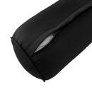 STYLE 6 - Mattress & Pillow Bolster for Outdoor Indoor Daybed Porch Swing Bed Piped Trim Queen Size AD109 | COVERS ONLY |