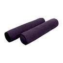 STYLE V5 - Velvet Indoor Daybed Bolster Pillow Cushion |COVERS ONLY|