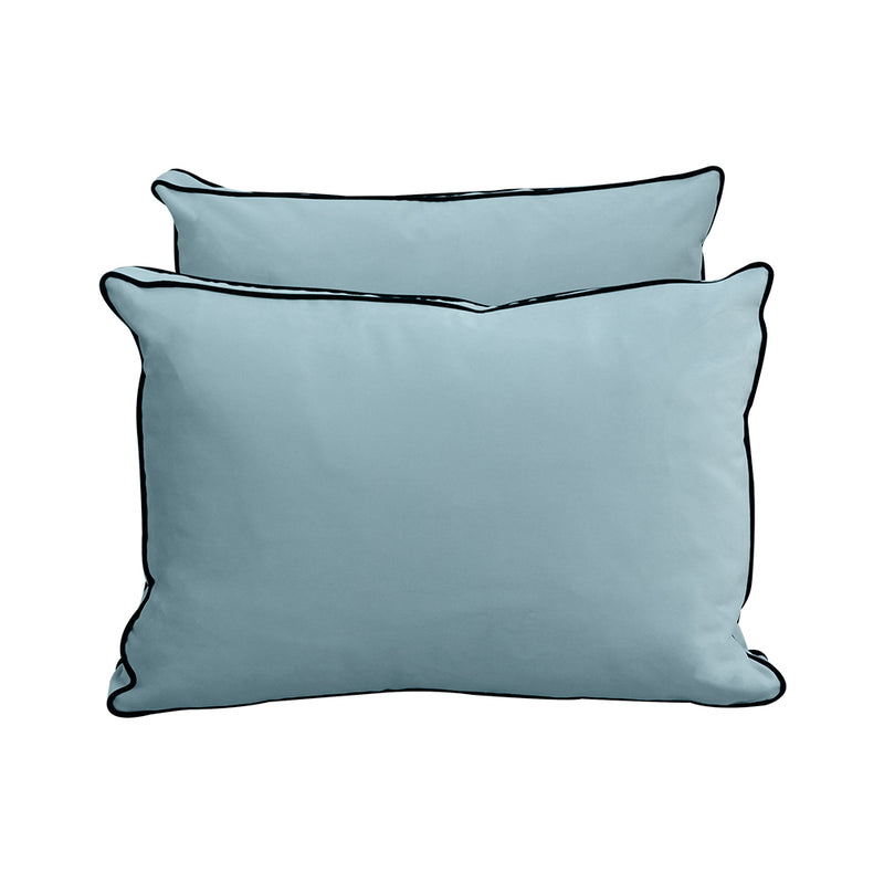 STYLE V1 - Velvet Indoor Daybed Mattress Bolster Backrest Cushion Pillow Complete Set