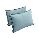 STYLE V1 - Velvet Indoor Daybed Bolster Backrest Cushion Pillow |COVERS ONLY|