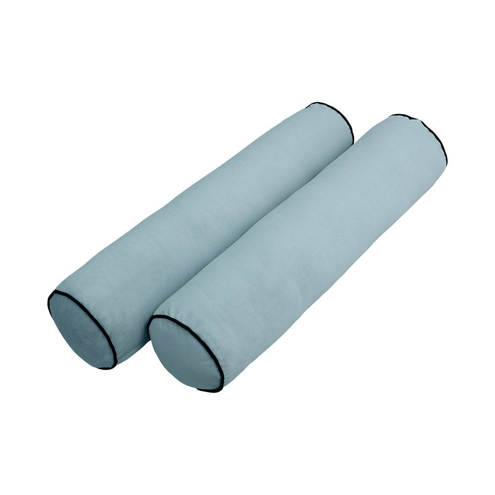 STYLE V5 - Velvet Indoor Daybed Mattress Bolster Pillow |COVERS ONLY|