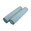 STYLE V5 - Velvet Indoor Daybed Mattress Bolster Pillow |COVERS ONLY|