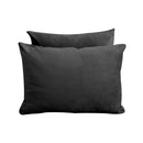 STYLE V1 - Velvet Indoor Daybed Mattress Bolster Backrest Cushion Pillow |COVERS ONLY|