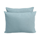 STYLE V1 - Velvet Indoor Daybed Mattress Bolster Backrest Cushion Pillow |COVERS ONLY|