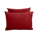 STYLE V1 - Velvet Indoor Daybed Mattress Bolster Backrest Cushion Pillow Complete Set