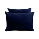 STYLE V1 - Velvet Indoor Daybed Mattress Bolster Backrest Cushion Pillow |COVERS ONLY|