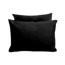 STYLE V1 - Velvet Indoor Daybed Mattress Bolster Backrest Cushion Pillow Complete Set