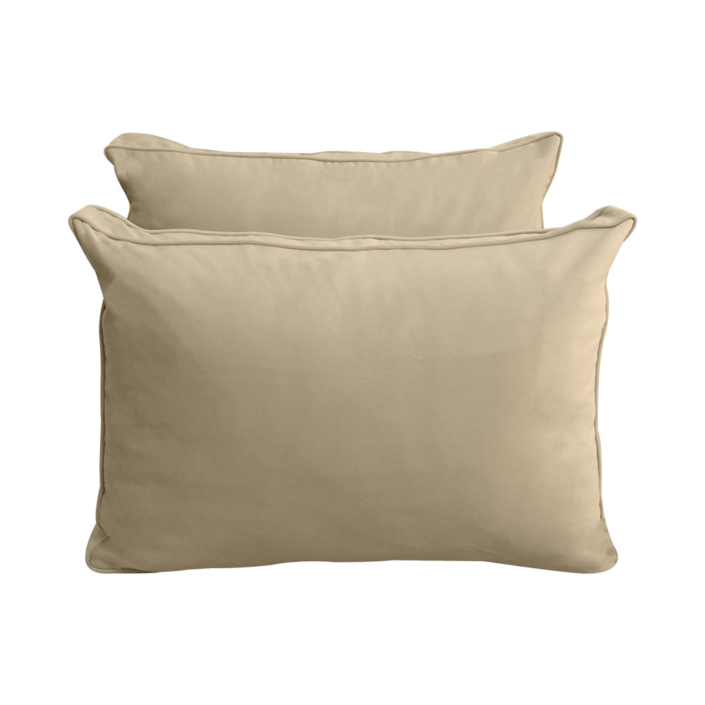 STYLE V1 - Velvet Indoor Daybed Mattress Bolster Backrest Cushion Pillow |COVERS ONLY|