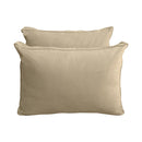 STYLE V1 - Velvet Indoor Daybed Mattress Bolster Backrest Cushion Pillow Complete Set