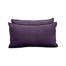 STYLE V2 - Velvet Indoor Daybed Mattress Bolster Backrest Cushion Pillow Complete Set