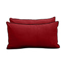 STYLE V2 - Velvet Indoor Daybed Mattress Bolster Backrest Cushion Pillow Complete Set