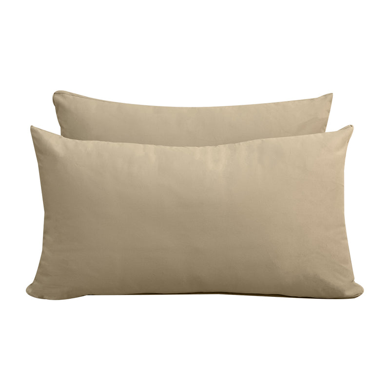STYLE V2 - Velvet Indoor Daybed Mattress Bolster Backrest Cushion Pillow Complete Set
