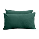 STYLE V2 - Velvet Indoor Daybed Bolster Backrest Cushion Pillow |COVERS ONLY|