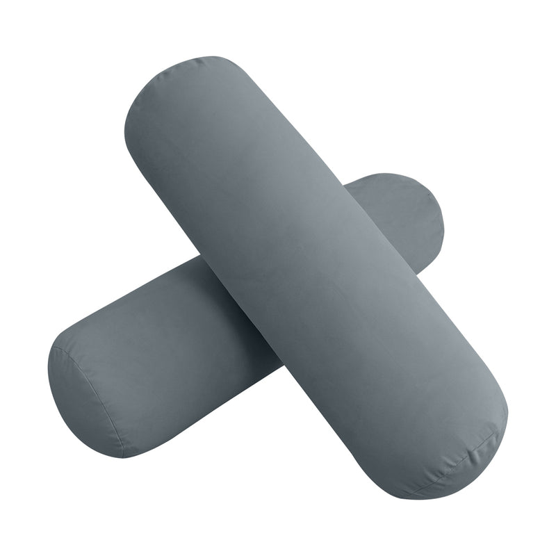STYLE V3 - Velvet Indoor Daybed Mattress Bolster Backrest Cushion Pillow |COVERS ONLY|