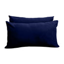 STYLE V2 - Velvet Indoor Daybed Mattress Bolster Backrest Cushion Pillow Complete Set