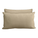 STYLE V2 - Velvet Indoor Daybed Mattress Bolster Backrest Cushion Pillow Complete Set