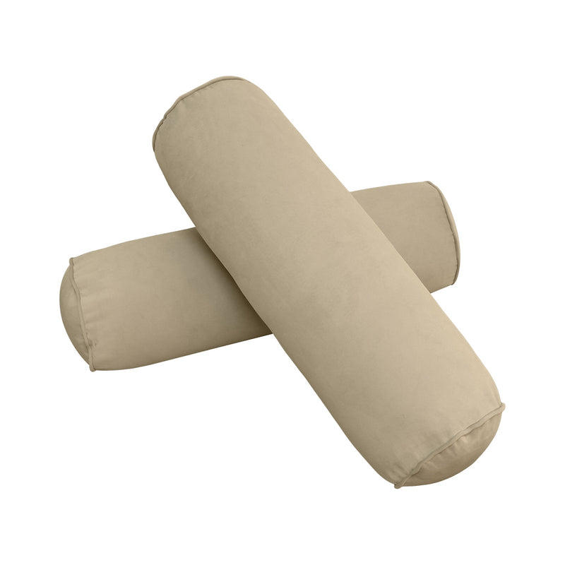 STYLE V3 - Velvet Indoor Daybed Mattress Bolster Backrest Cushion Pillow |COVERS ONLY|