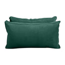 STYLE V2 - Velvet Indoor Daybed Mattress Bolster Backrest Cushion Pillow |COVERS ONLY|