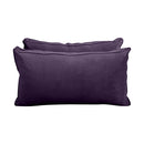 STYLE V2 - Velvet Indoor Daybed Mattress Bolster Backrest Cushion Pillow Complete Set