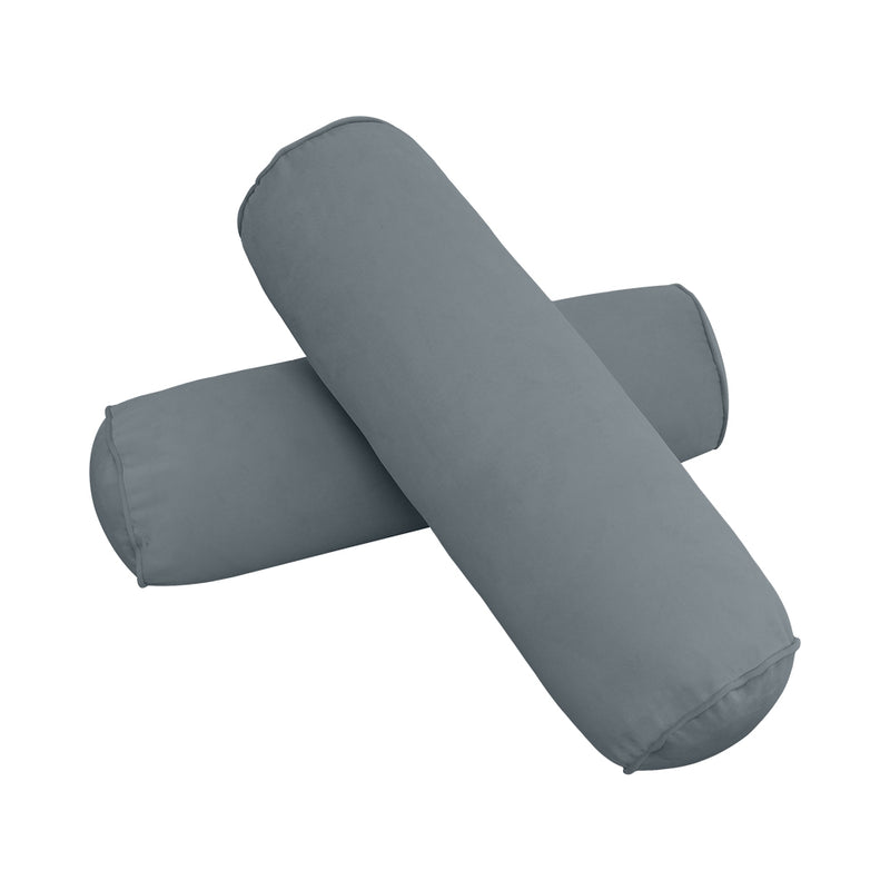 STYLE V3 - Velvet Indoor Daybed Mattress Bolster Backrest Cushion Pillow |COVERS ONLY|