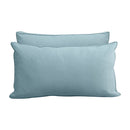 STYLE V2 - Velvet Indoor Daybed Mattress Bolster Backrest Cushion Pillow |COVERS ONLY|