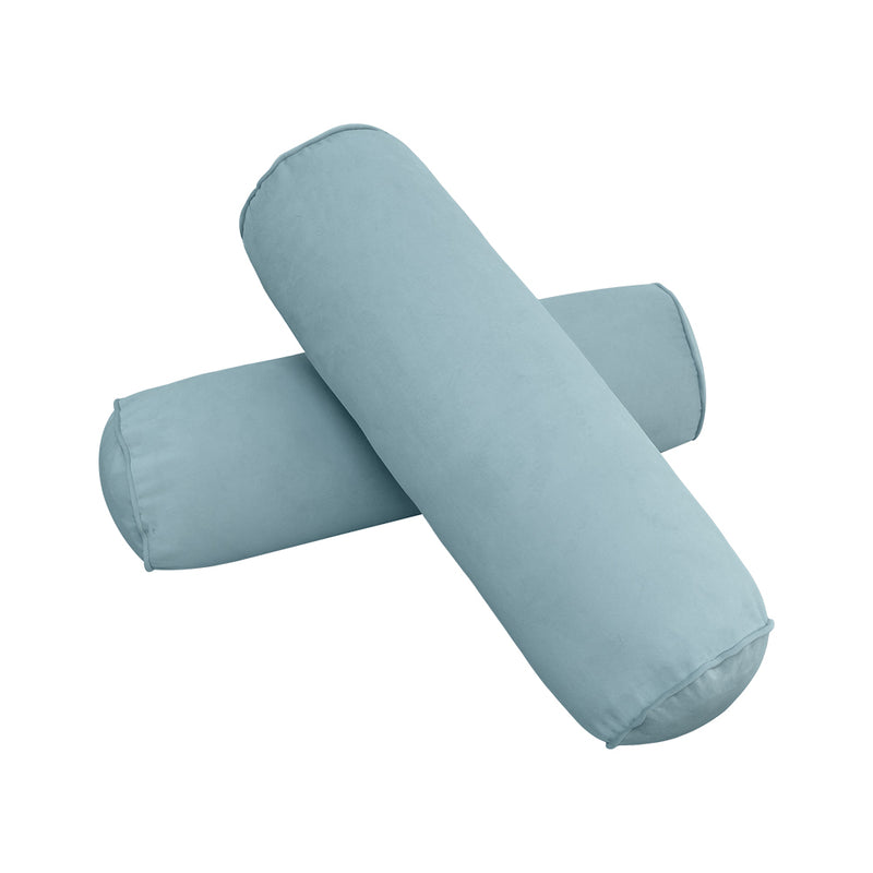 STYLE V3 - Velvet Indoor Daybed Mattress Bolster Backrest Cushion Pillow |COVERS ONLY|