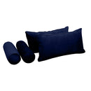 STYLE V2 - Velvet Indoor Daybed Mattress Bolster Backrest Cushion Pillow |COVERS ONLY|