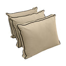 STYLE V3 - Velvet Indoor Daybed Mattress Bolster Backrest Cushion Pillow Complete Set